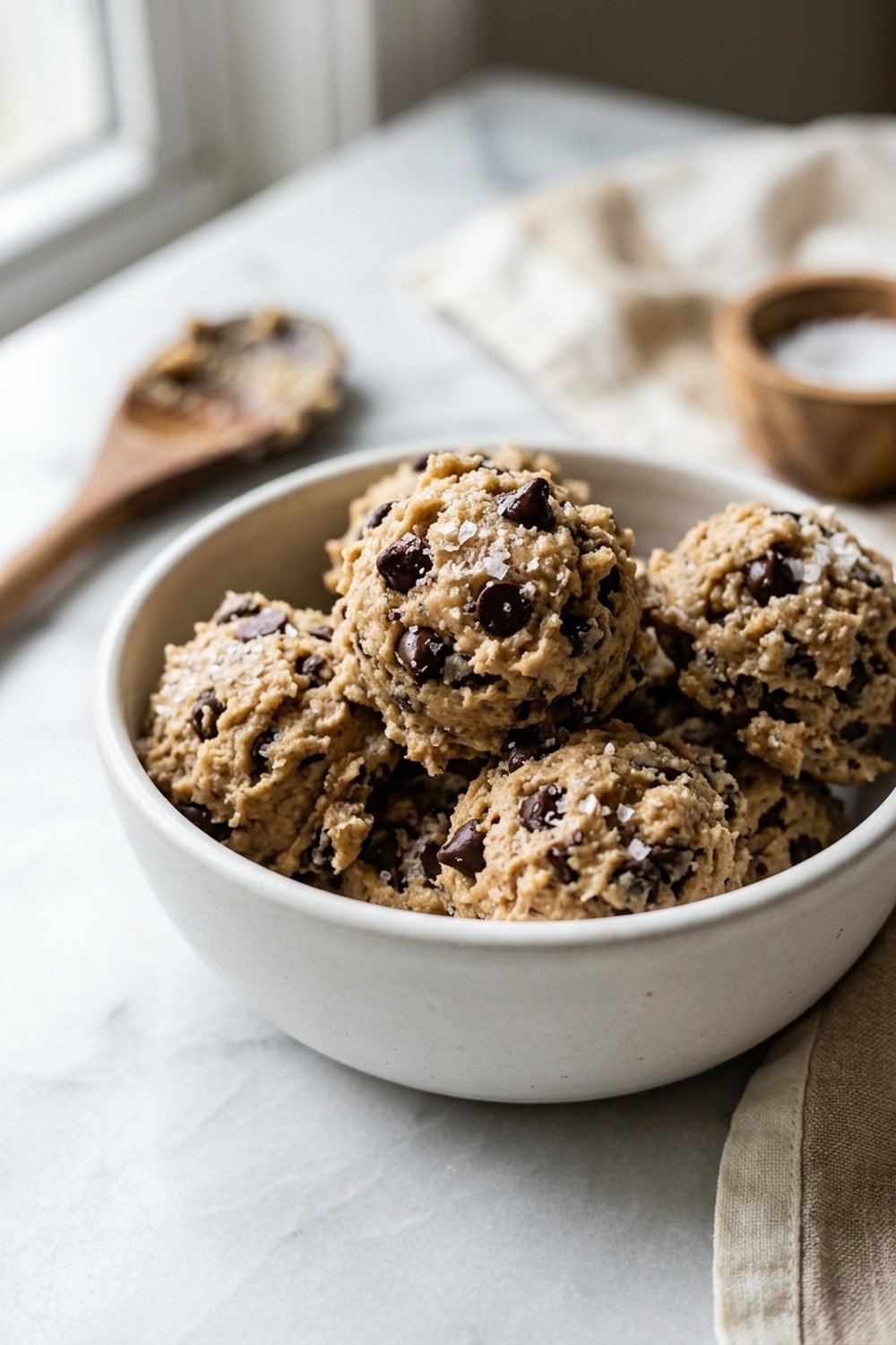 Cottage Cheese Cookie Dough close up