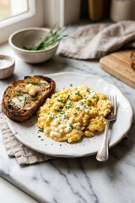 Cottage Cheese Scrambled Eggs