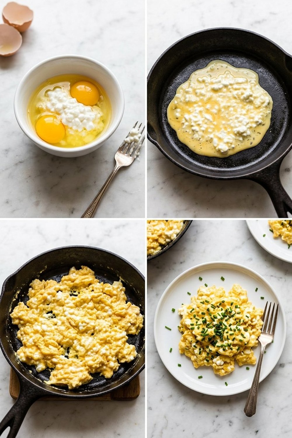 How to make Cottage Cheese Scrambled Eggs