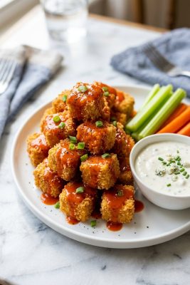 Crispy Baked Buffalo Tofu