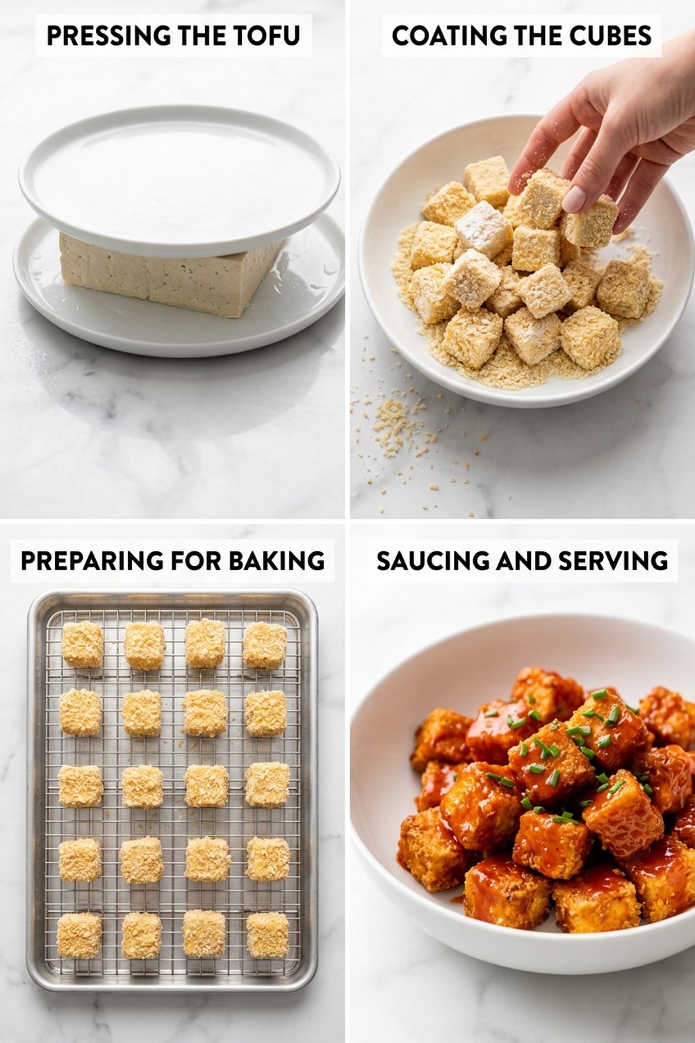How to make Crispy Baked Buffalo Tofu
