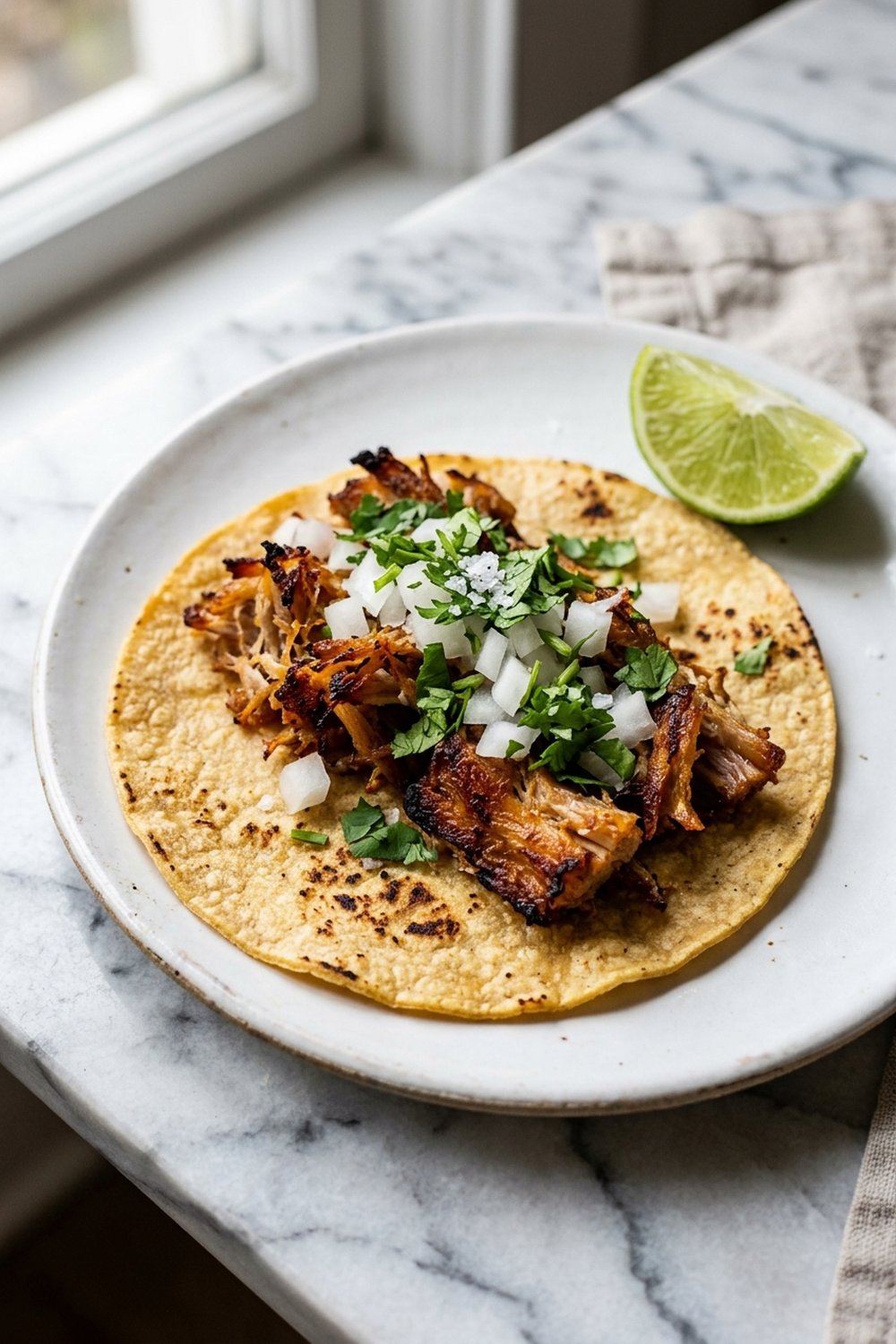 Crispy Carnitas Tacos close up