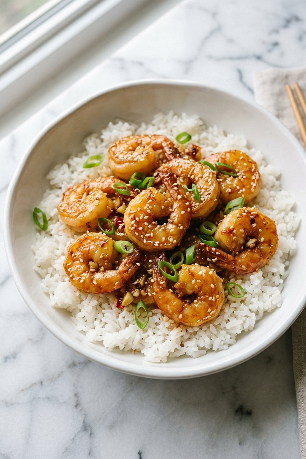 Crispy Honey Garlic Shrimp