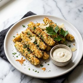 Crispy Parmesan Zucchini Fries