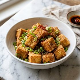 Crispy Salt and Pepper Tofu