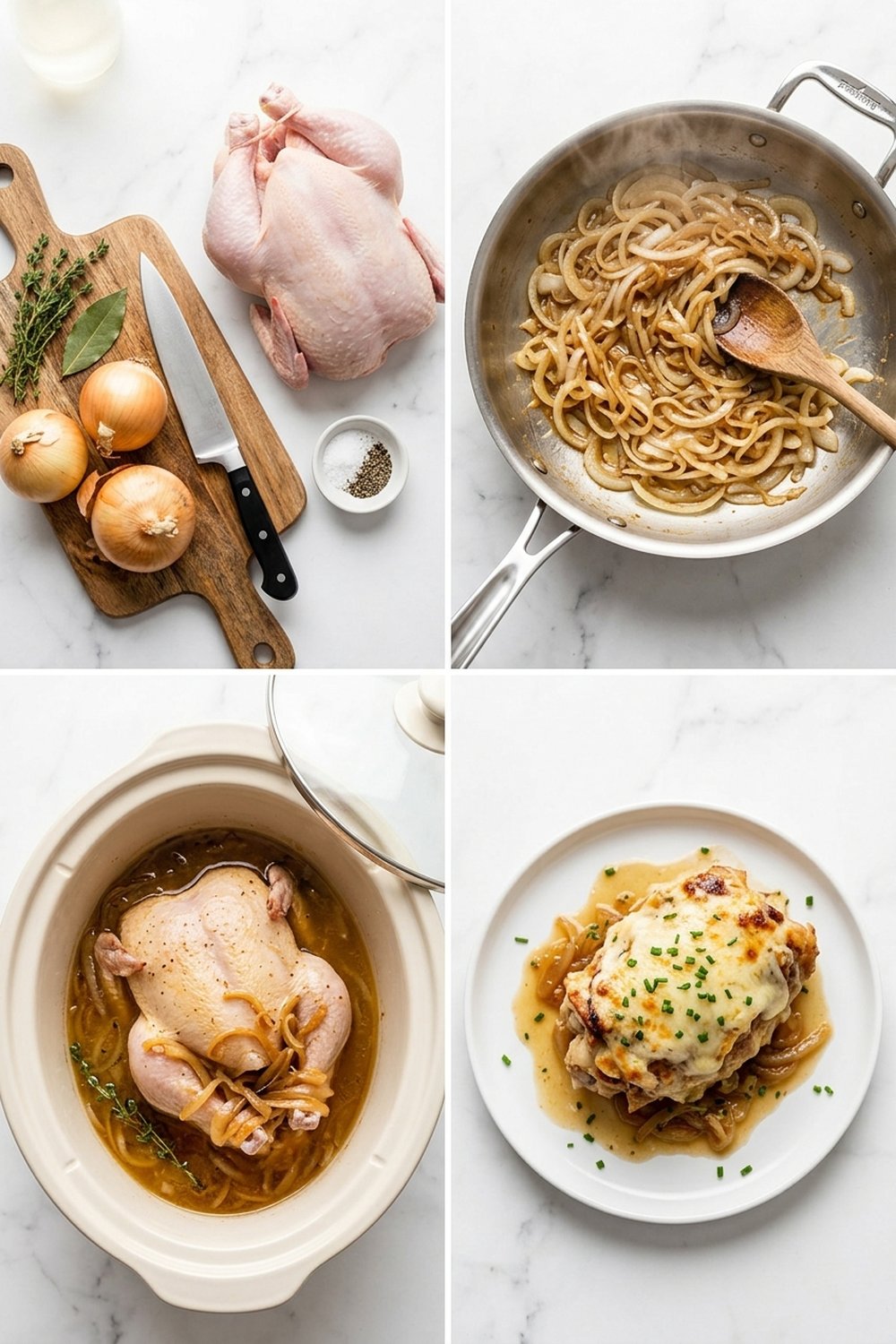 How to make Crockpot French Onion Chicken