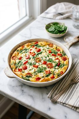 Egg White Vegetable Frittata