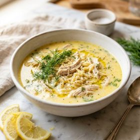 Greek Lemon Chicken Soup (Avgolemono)