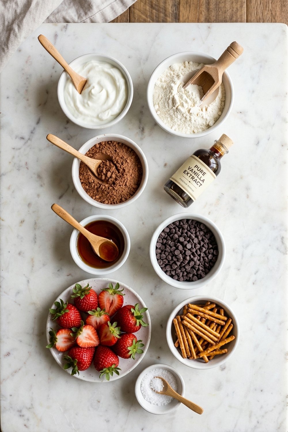 Greek Yogurt Brownie Batter Dip ingredients