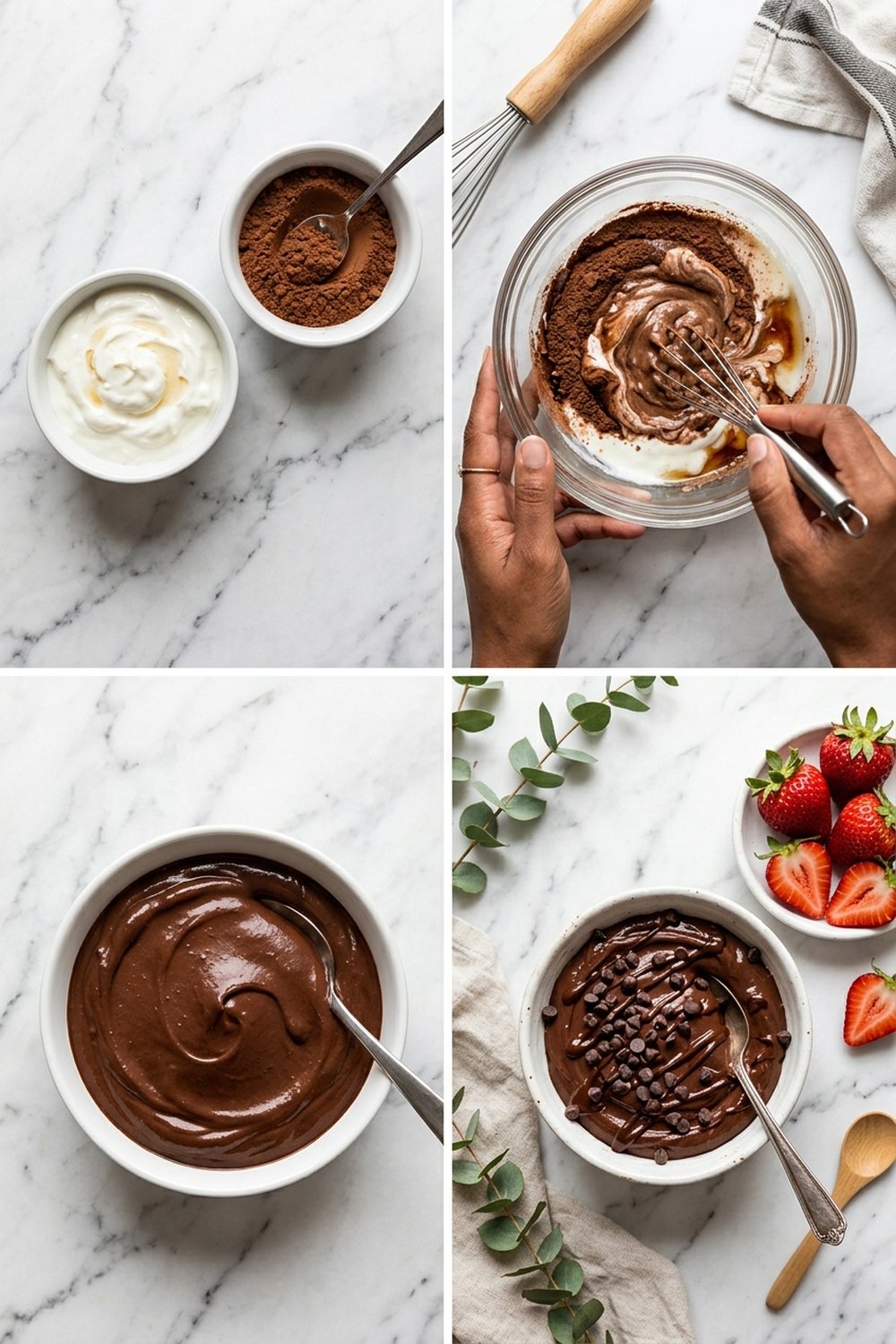 How to make Greek Yogurt Brownie Batter Dip