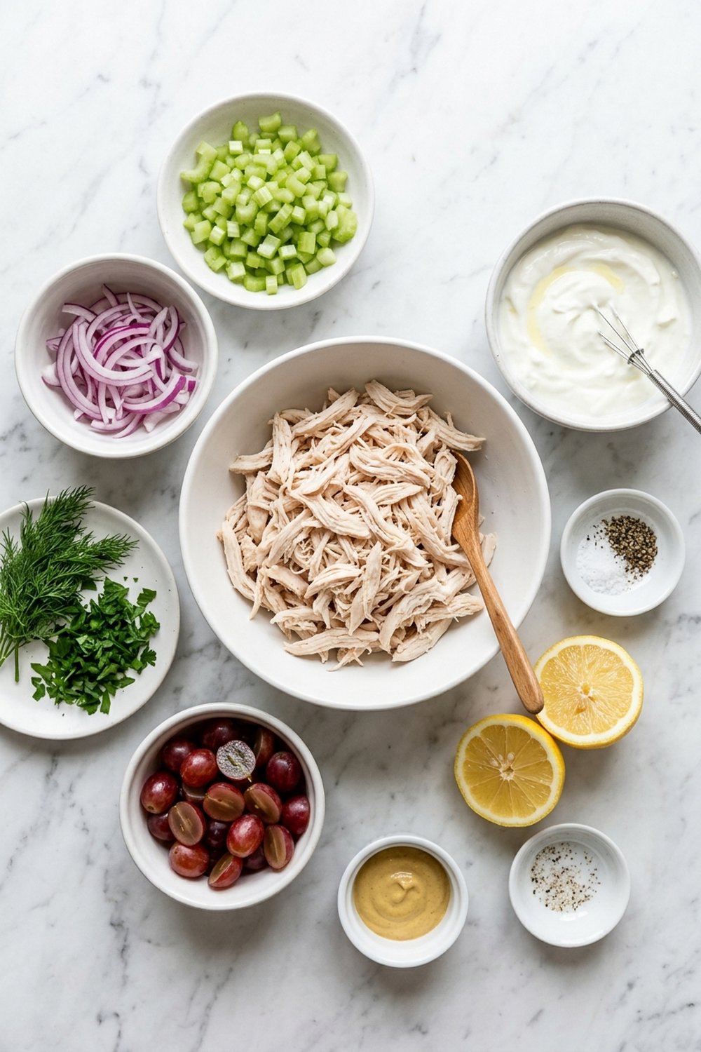 Greek Yogurt Chicken Salad ingredients