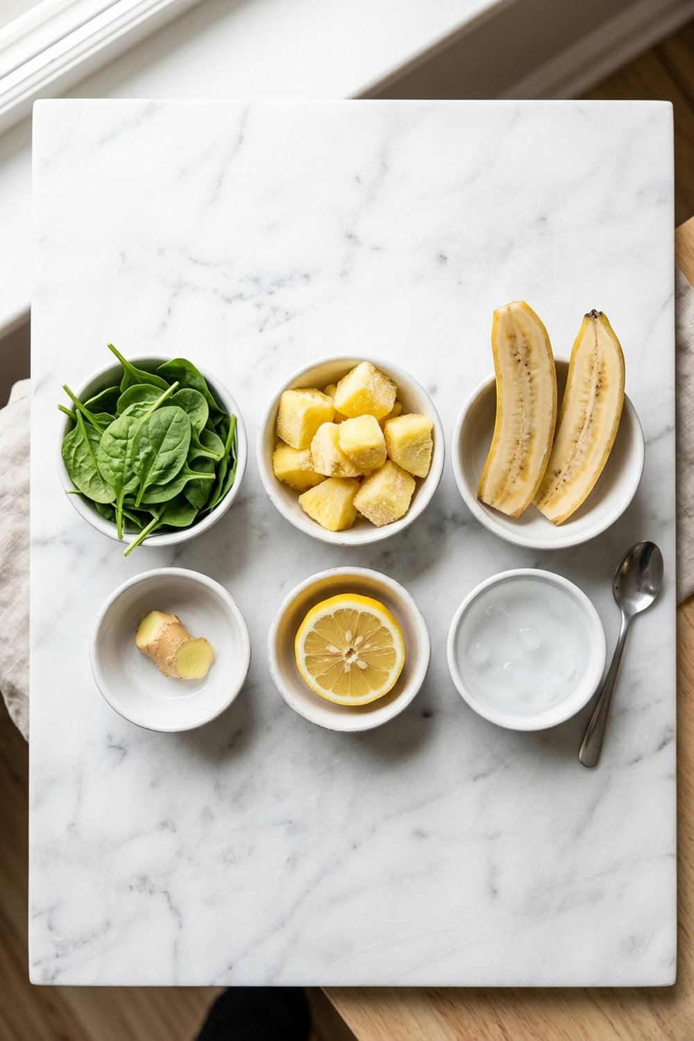 Green Detox Smoothie ingredients