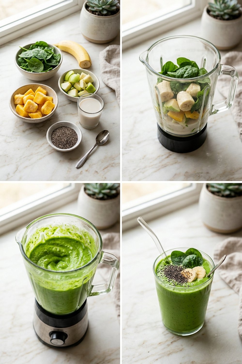 How to make Green Detox Smoothie