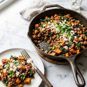 Ground Turkey Sweet Potato Skillet