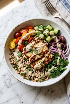 Halloumi Grain Bowl