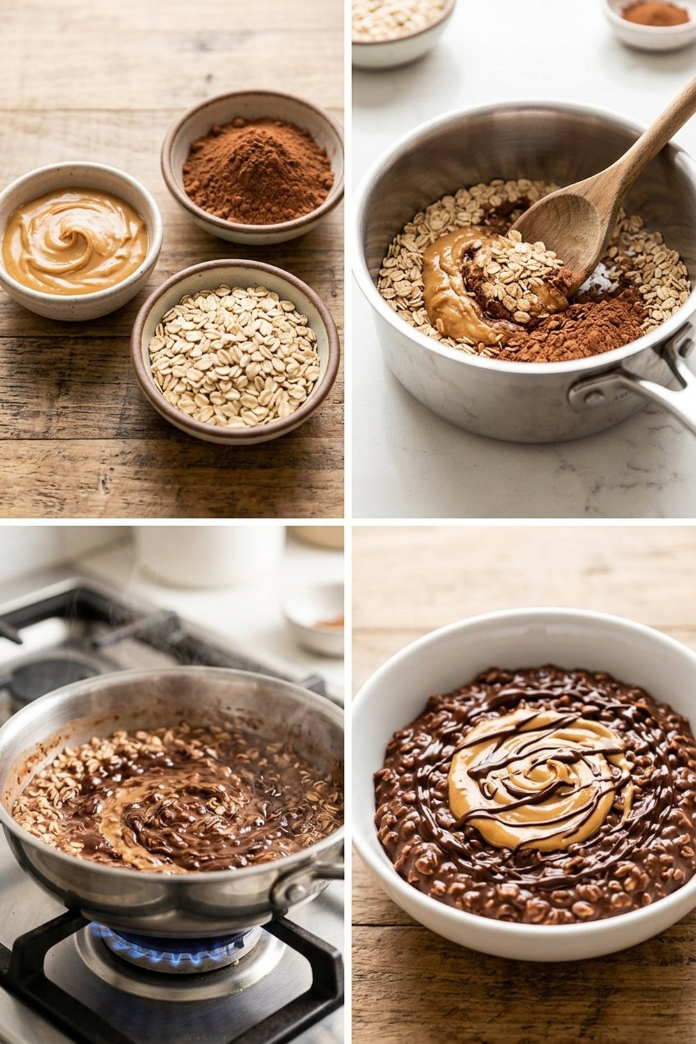How to make High Protein Peanut Butter Cup Oats
