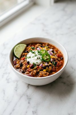 High Protein Turkey Chili