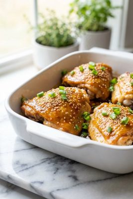 Honey Garlic Chicken Thighs