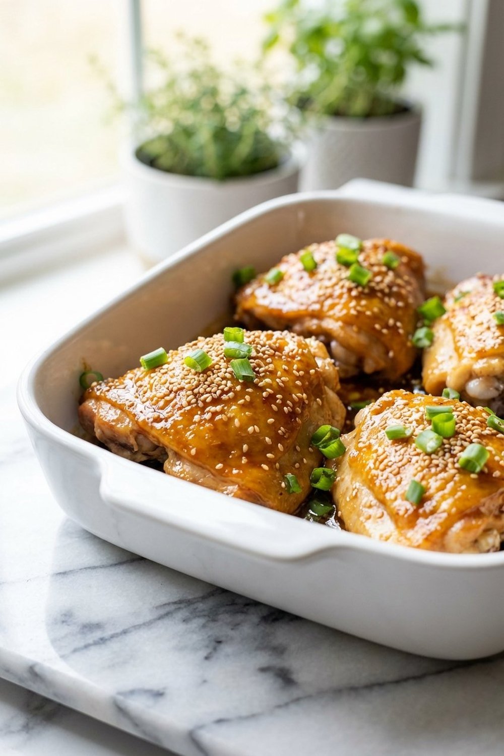 Honey Garlic Chicken Thighs
