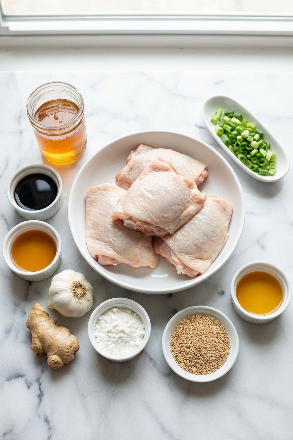 Honey Garlic Chicken Thighs ingredients
