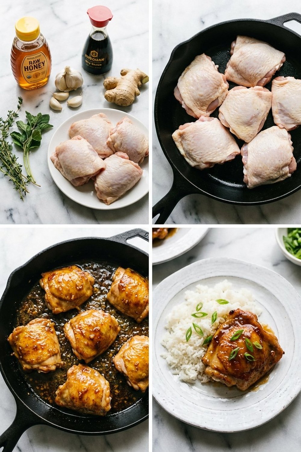 How to make Honey Garlic Chicken Thighs