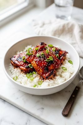 Honey Gochujang Chicken Thighs (Korean Inspired)