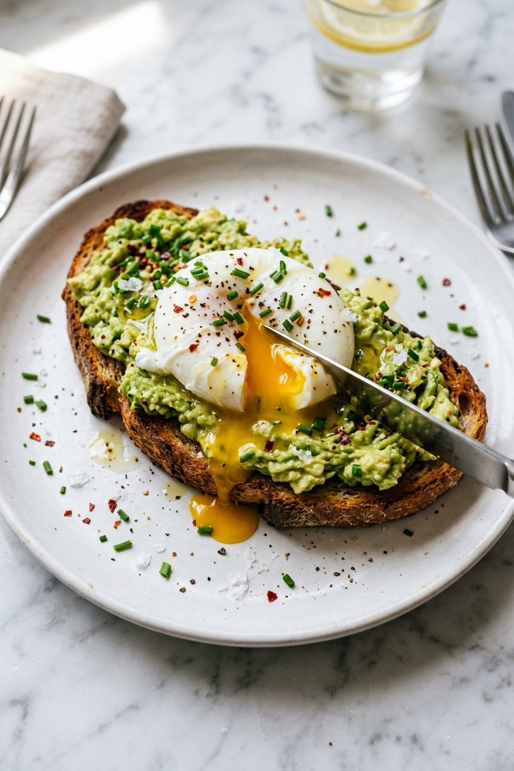 Keto Avocado Egg Salad close up