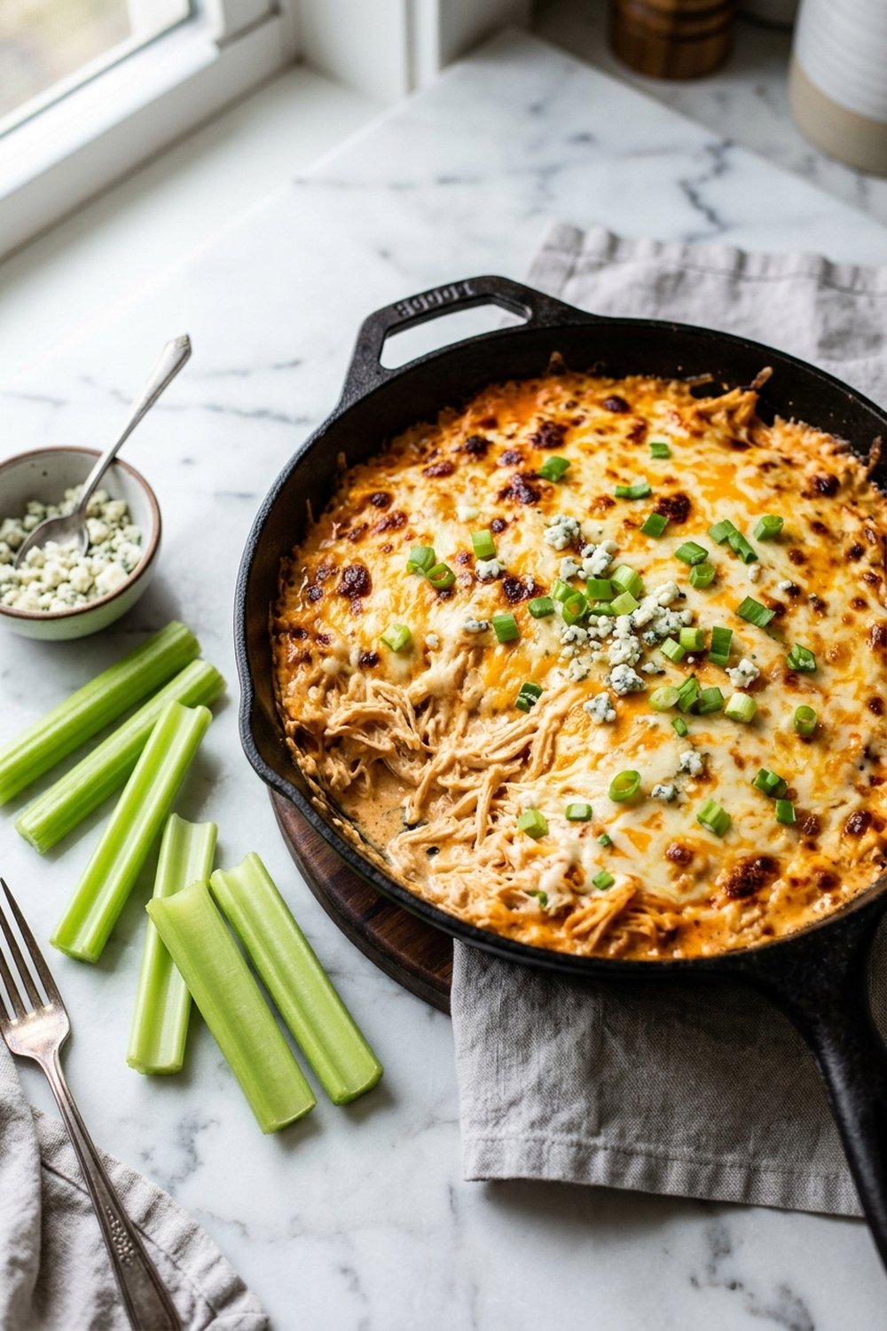 Keto Buffalo Chicken Dip