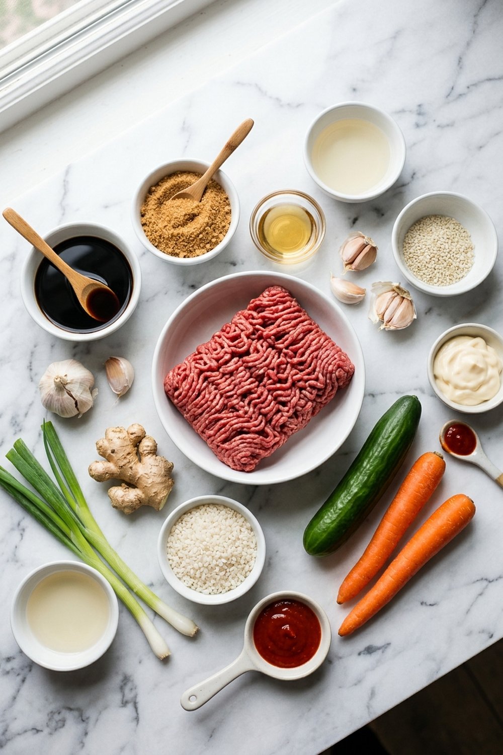 Keto Cauliflower Fried Rice ingredients