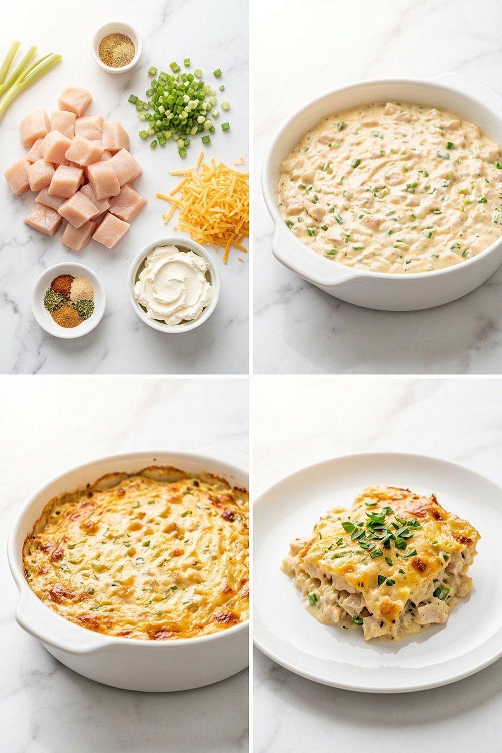 How to make Keto Chicken Bacon Ranch Casserole