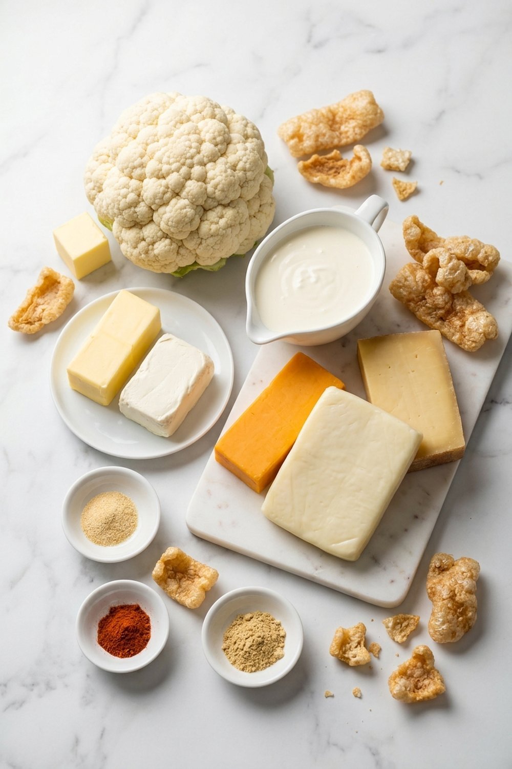 Keto Chicken Broccoli Casserole ingredients