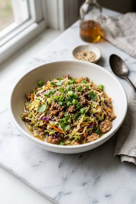 Keto Egg Roll in a Bowl