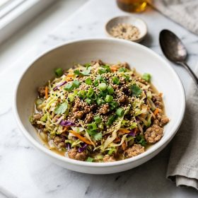 Keto Egg Roll in a Bowl