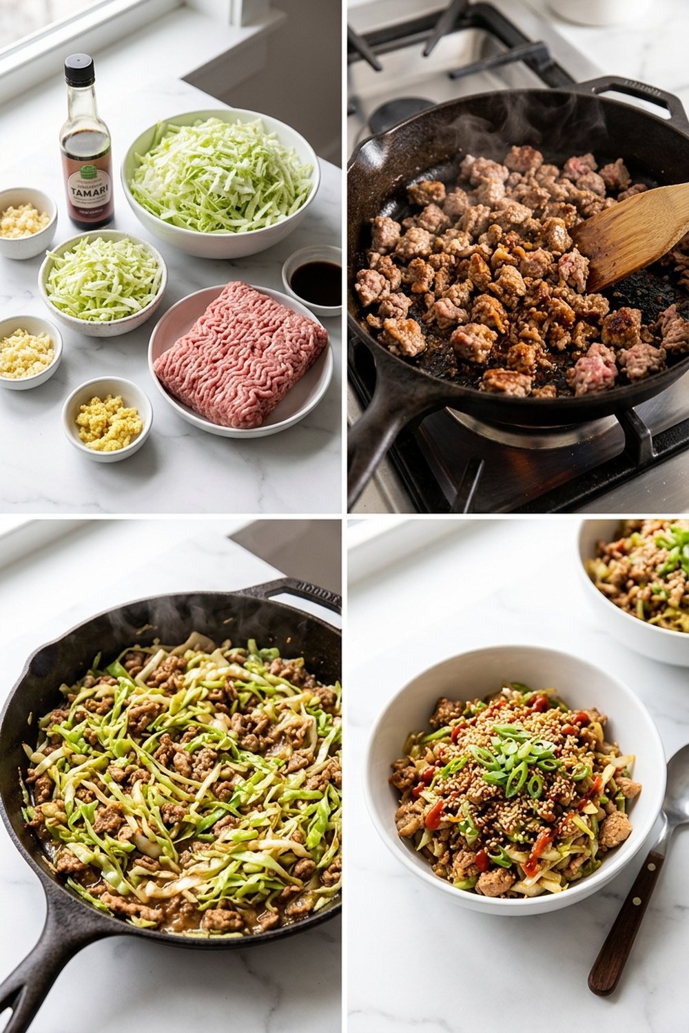 How to make Keto Egg Roll in a Bowl