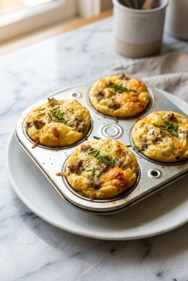 Keto Sausage Egg Breakfast Cups