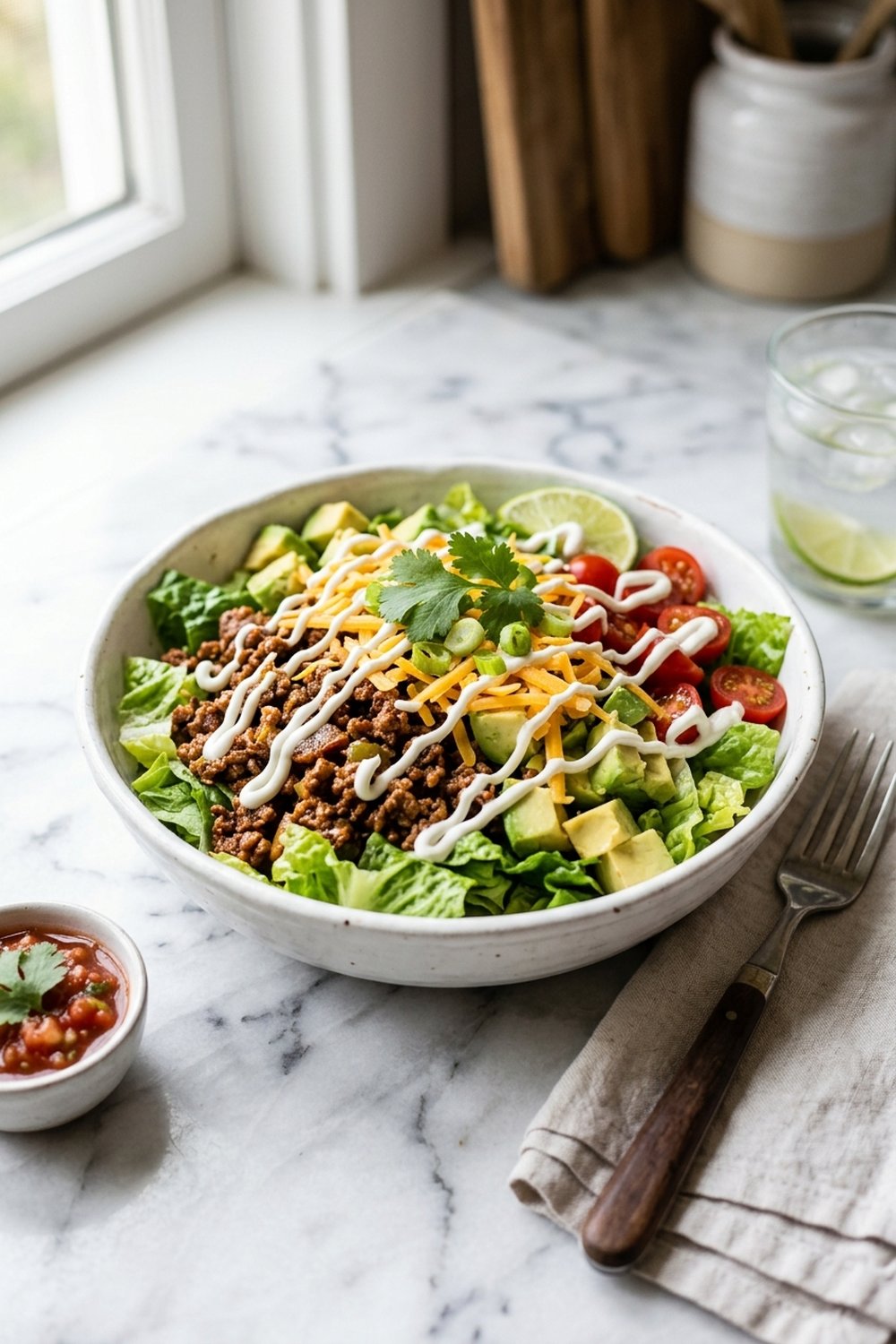 Keto Taco Salad Bowls