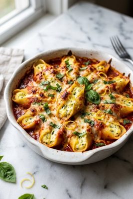 Lemon Ricotta Stuffed Shells