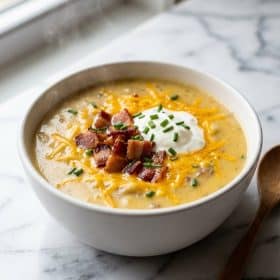 Loaded Baked Potato Soup hero shot