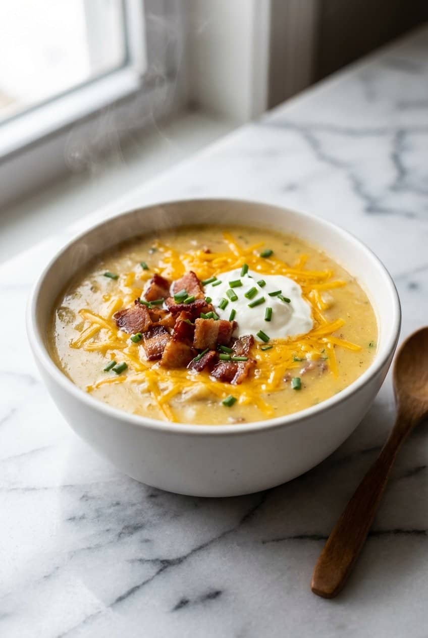 Loaded Baked Potato Soup hero shot