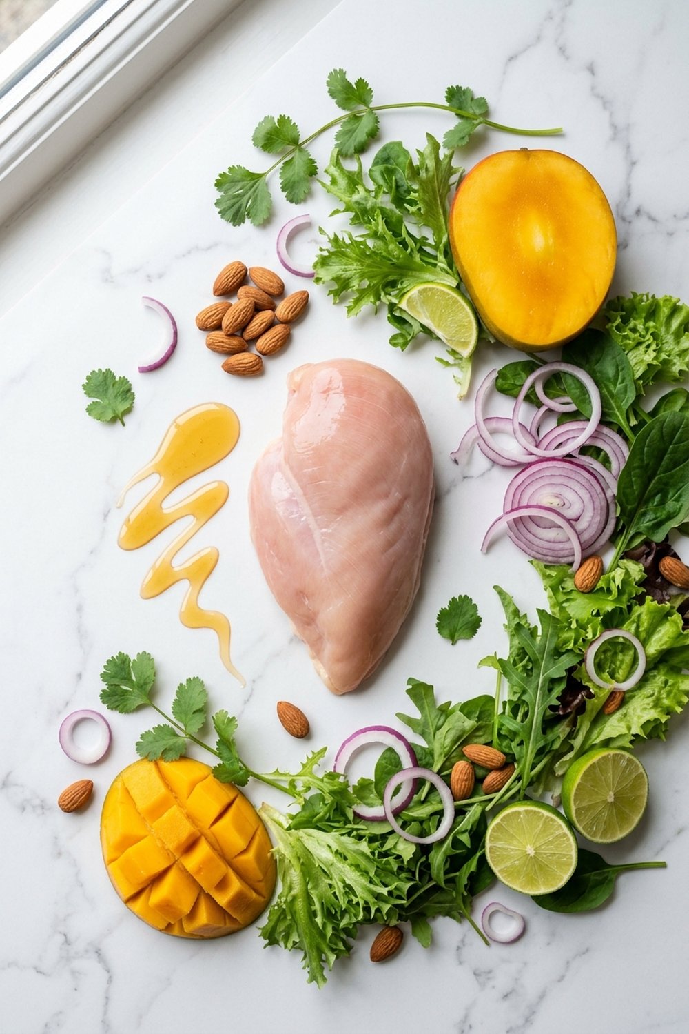 Mango Chicken Salad ingredients