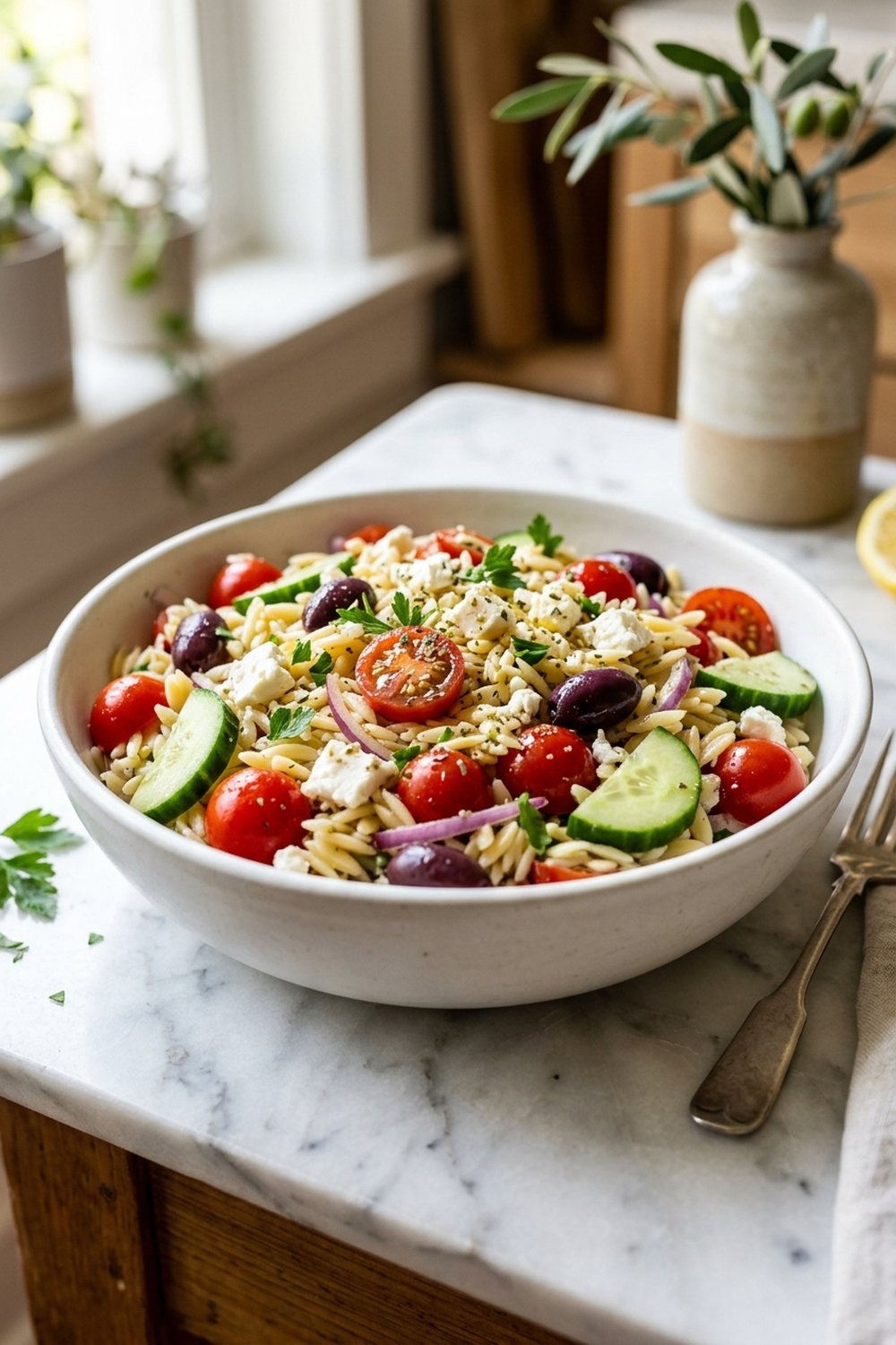 Mediterranean Orzo Salad