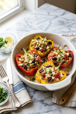 Mediterranean Stuffed Peppers