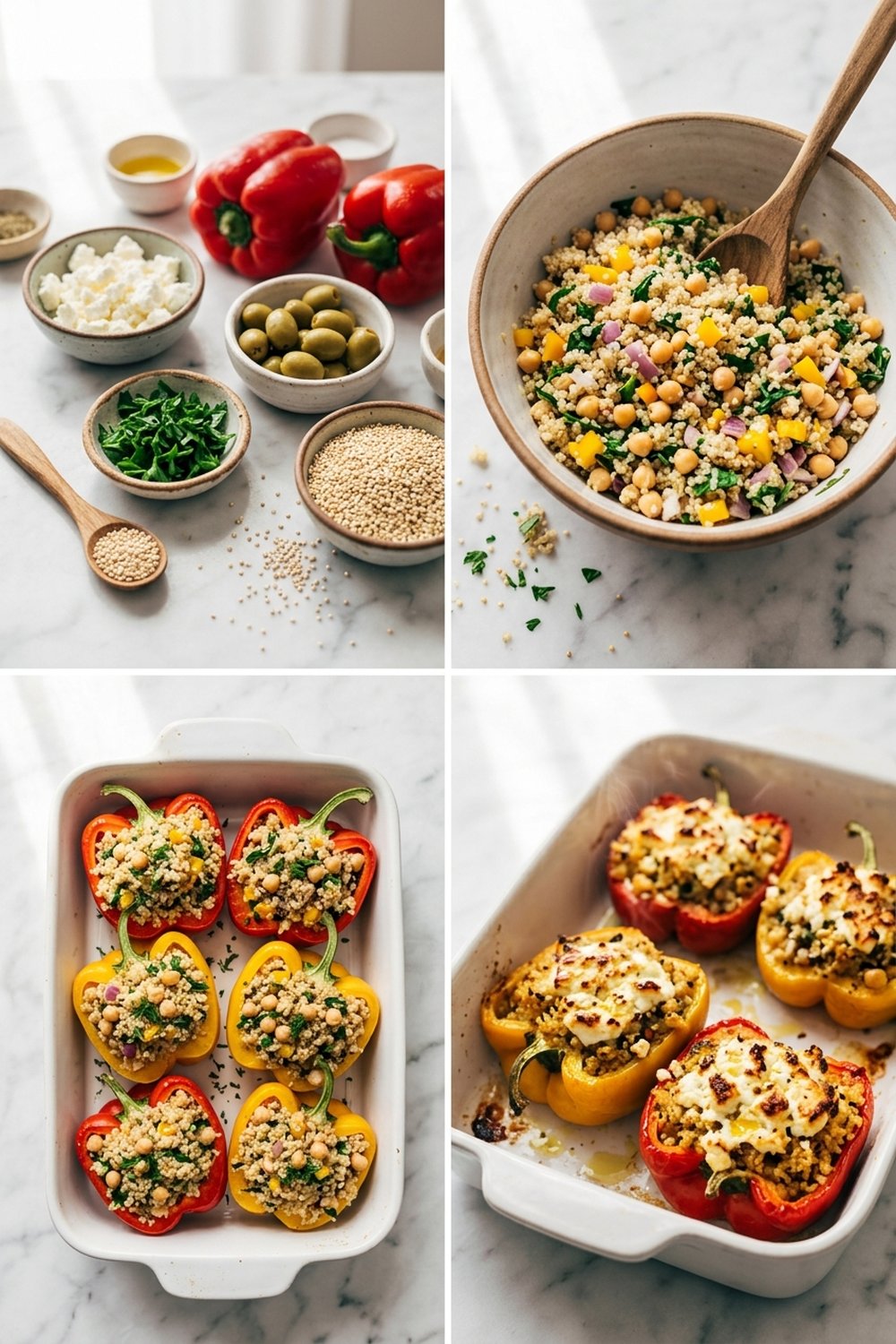 How to make Mediterranean Stuffed Peppers
