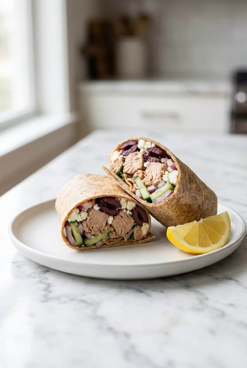 Mediterranean Tuna Wrap hero shot
