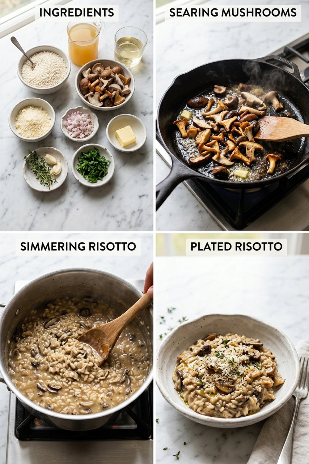 How to make Mushroom Risotto