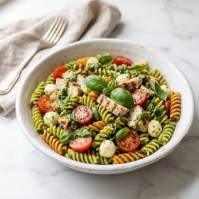 Pesto Chicken Pasta Salad