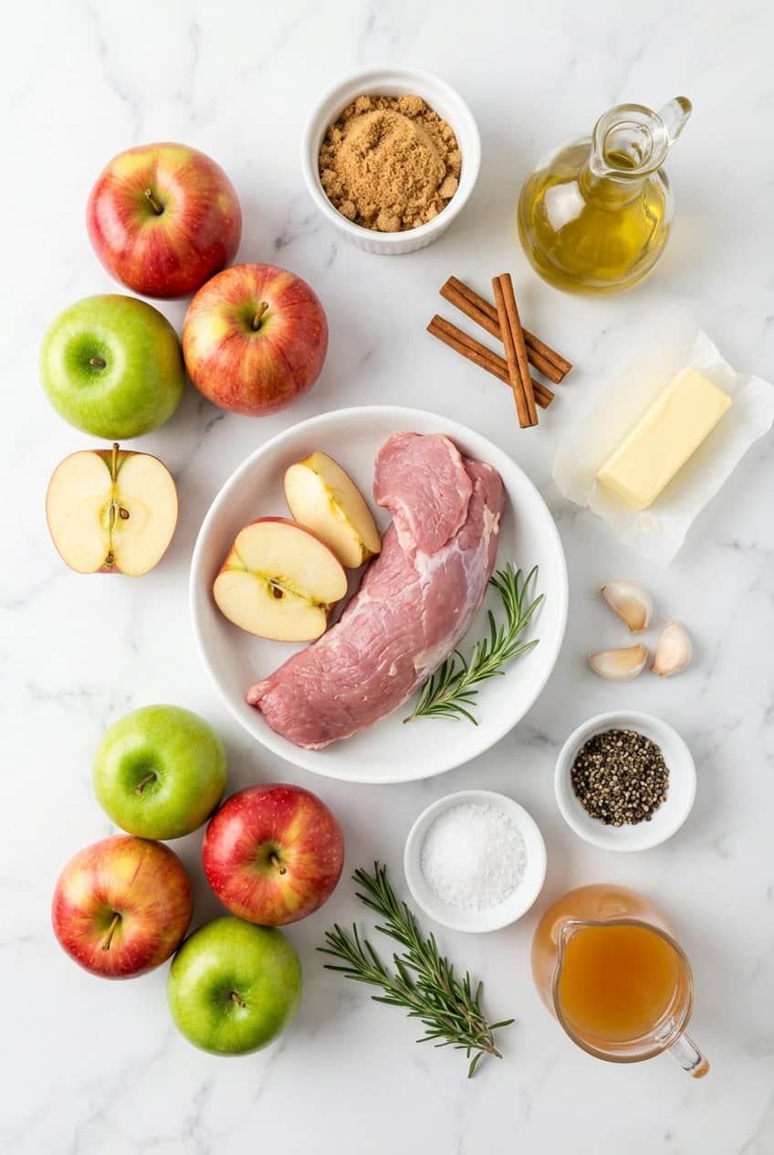Ingredients for Pork Tenderloin With Apple Sauce