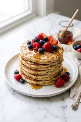 Protein Pancakes with Berries