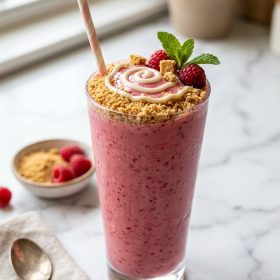 Raspberry Cheesecake Smoothie
