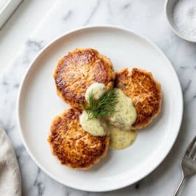 Salmon Patties hero shot